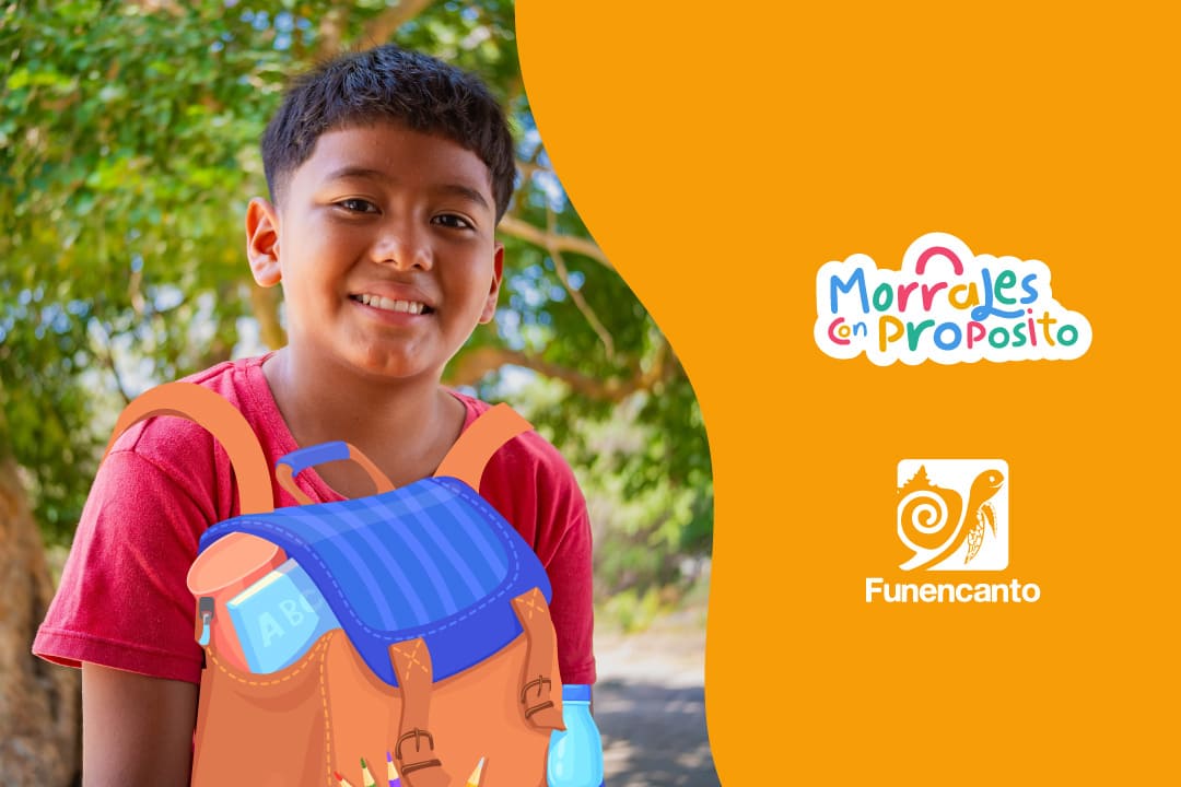 Pieza gráfica lanzamiento de campaña #MorralesconProposito - Funencanto